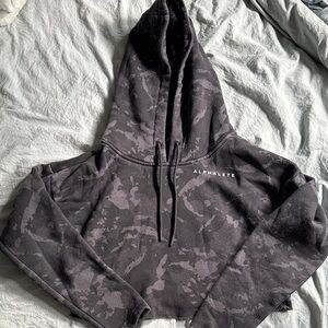 Alphalete Cropped Camo Hoodie